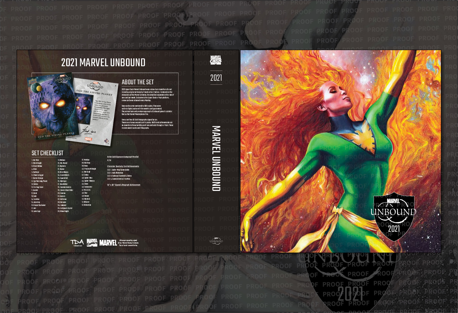 2021 Marvel Unbound (Year 1) Custom Binder Art Kit