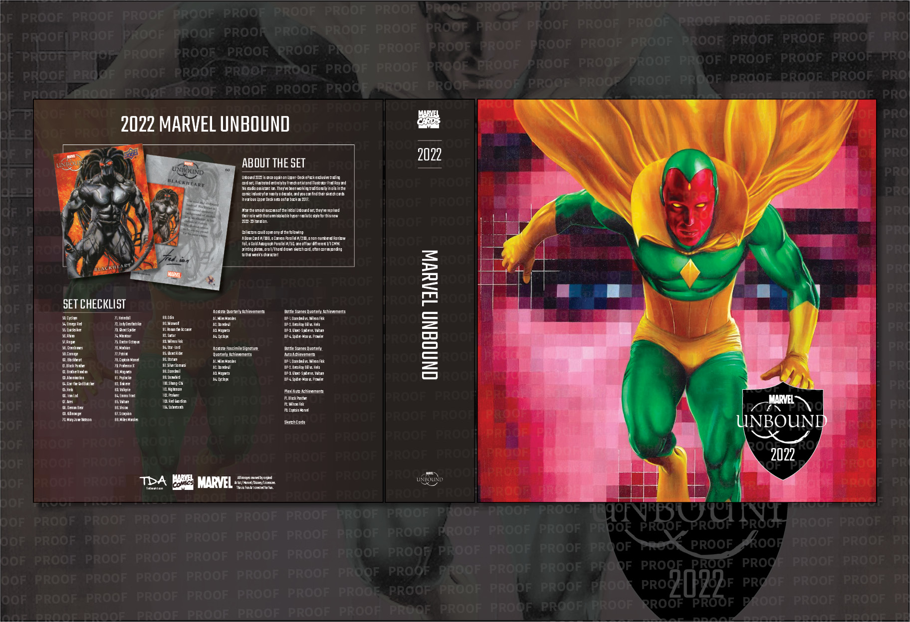 2022 Marvel Unbound (Year 2) Custom Binder Art Kit