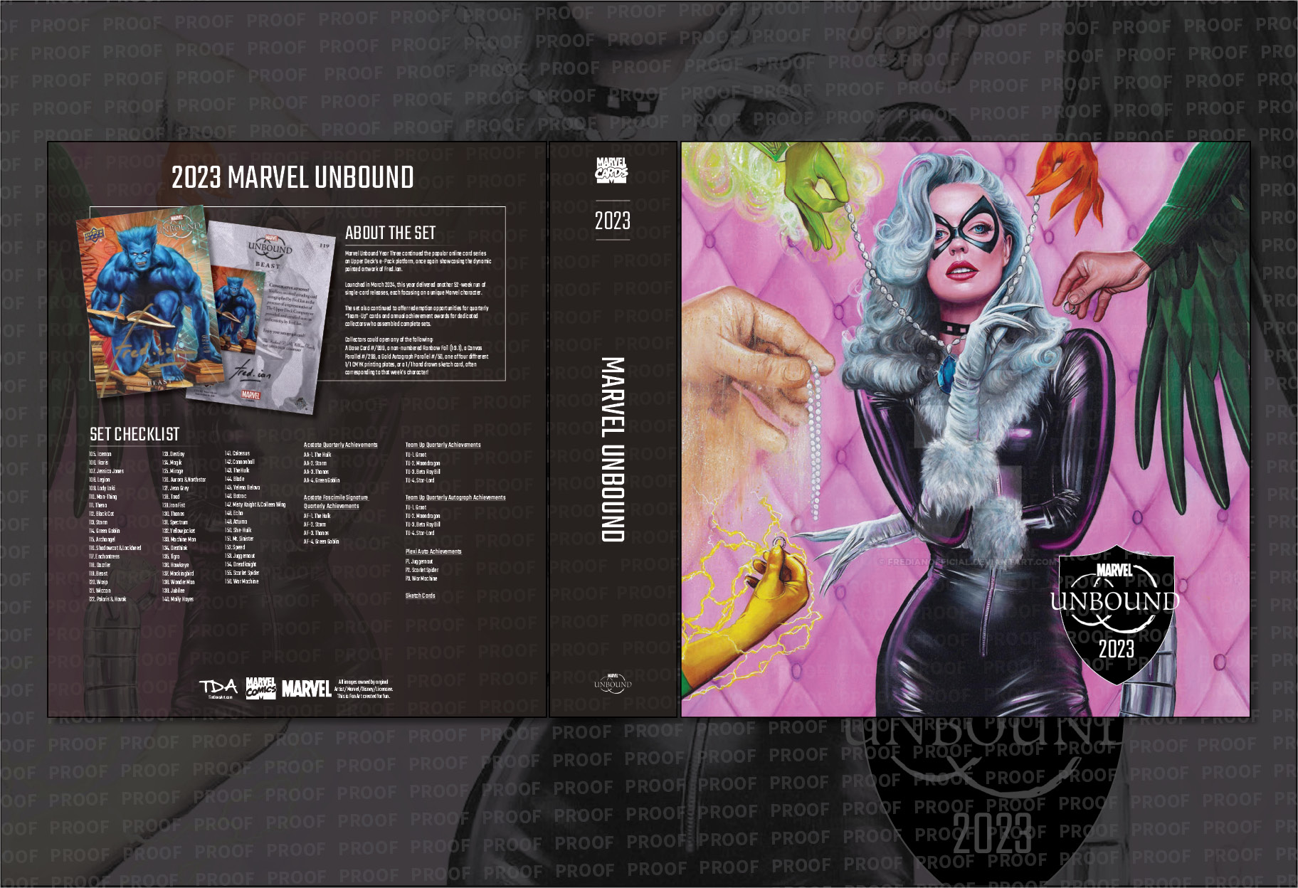 2023 Marvel Unbound (Year 3) Custom Binder Art Kit